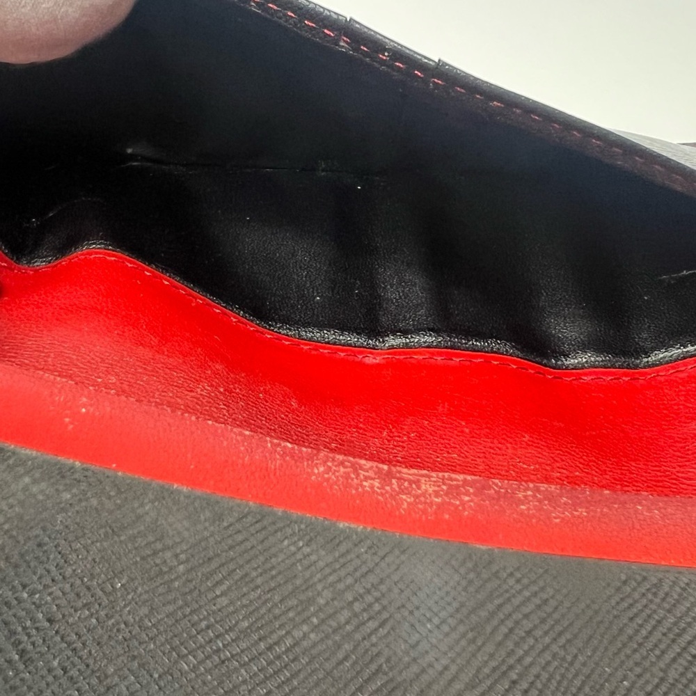 🖤Burberry Mens‎ Saffiano Bifold Black Label Long Wallet | RARE!!!! ❤️ - Picture 14 of 15